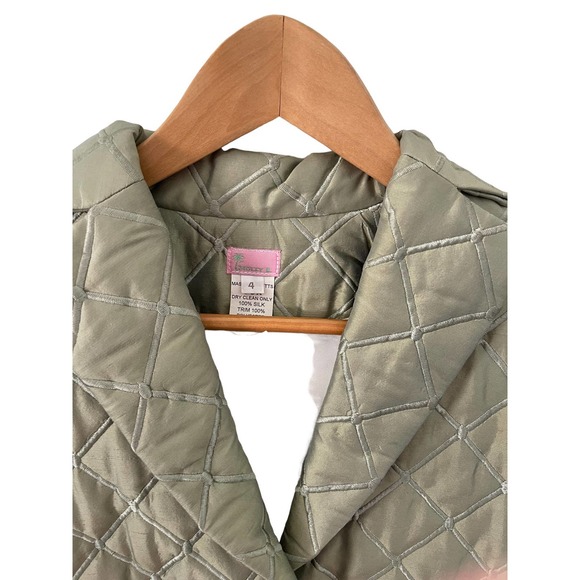Molly B 100% Silk Jacket Size 4 - Picture 4 of 13